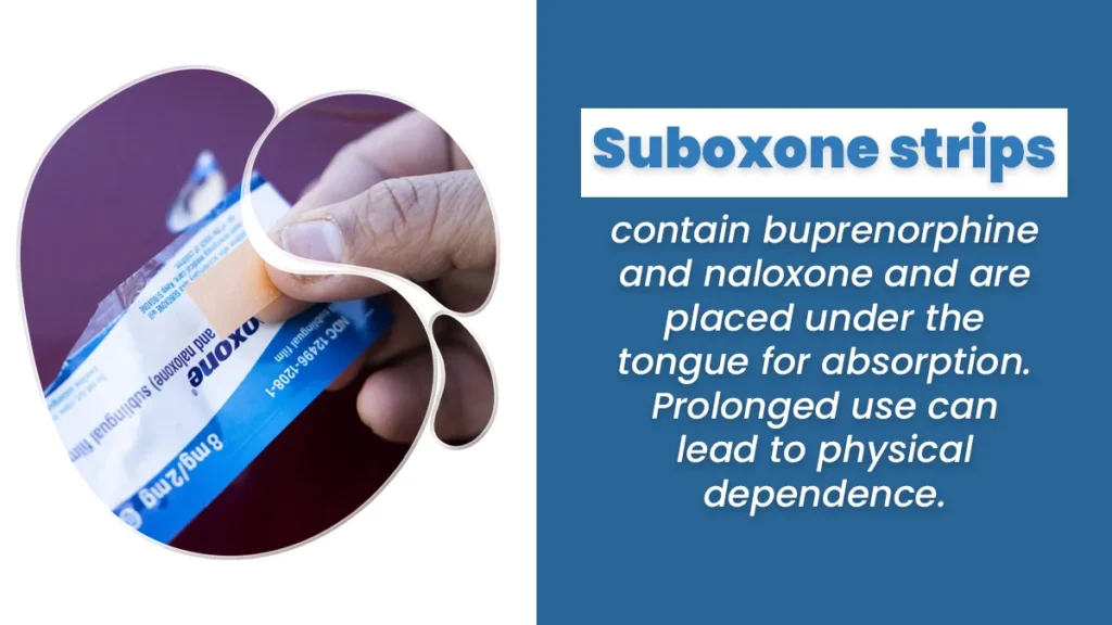 Though Suboxone strips can effectively treat opioid addiction, there is a risk of dependence and addiction if not used as prescribed.