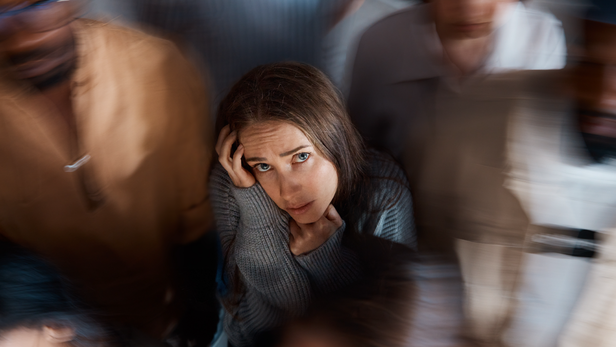 Image showing a person experiencing schizophrenia and co-occurring substance use disorder, highlighting the importance of integrated treatment and support.